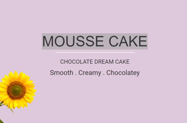 MOUSSE CAKE - Image 2